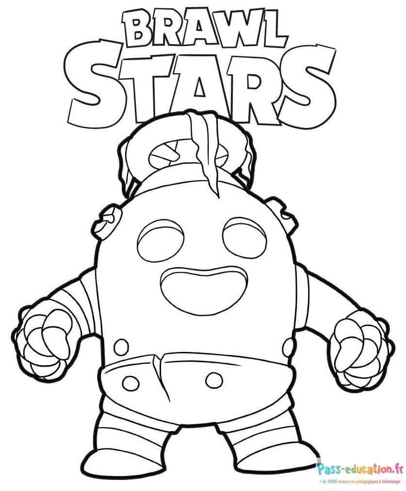 Coloriage Brawl Stars à imprimer et colorier