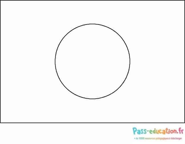 Coloriage Cercle simple à imprimer et colorier
