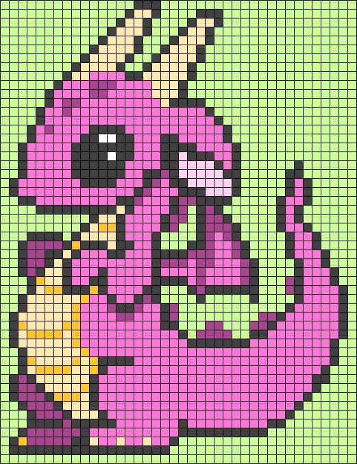 Coloriage Dinosaure rose à imprimer et colorier