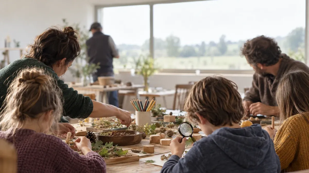Photographie d'illustration générée par IA, sans texte, en lien avec : Répondre aux besoins enfance jeunesse des familles agricoles ou rurales - Grandir en Milieu Rural