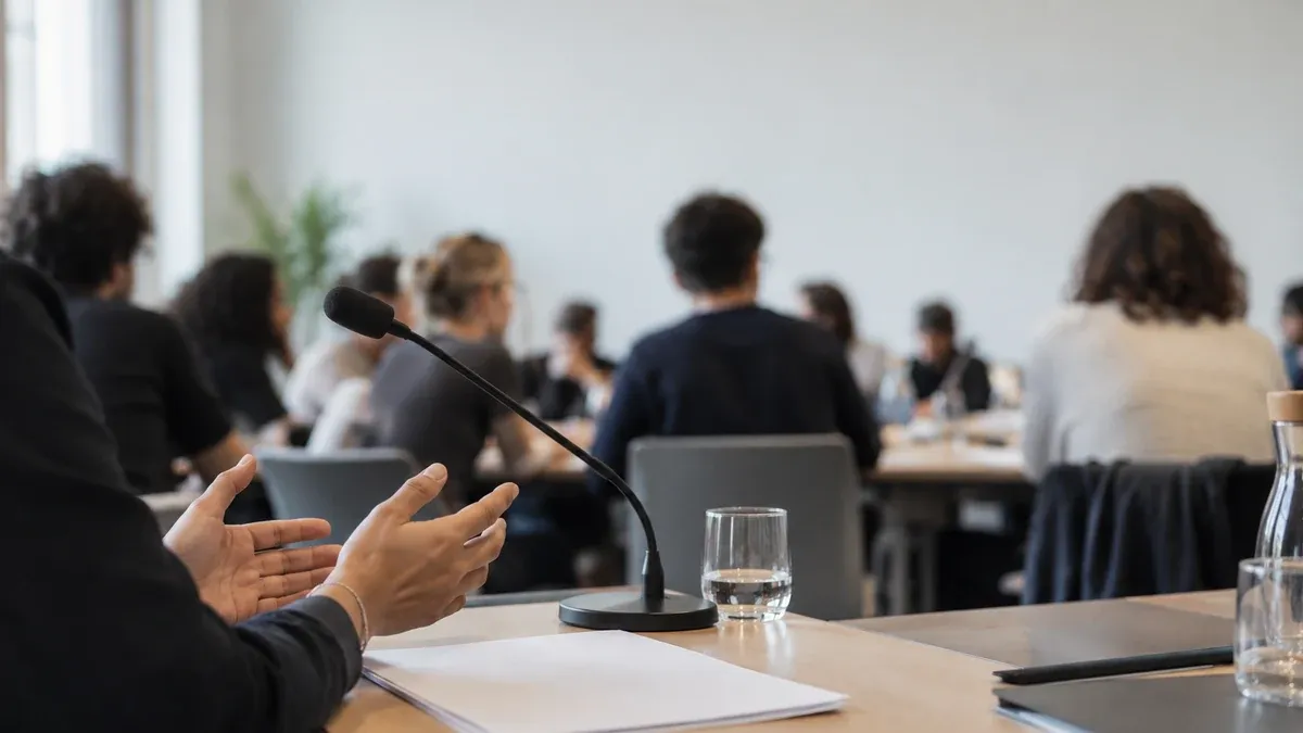 Photographie d'illustration générée par IA, sans texte, en lien avec : 10 ans du Conseil d’orientation des politiques de jeunesse : écouter les jeunesses, reconnaître leur pouvoir d