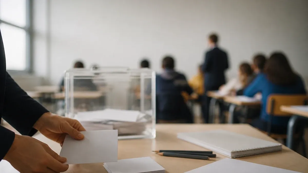 Photographie d'illustration générée par IA, sans texte, en lien avec : VersLeHaut interroge la place de l’éducation dans la présidentielle 2027