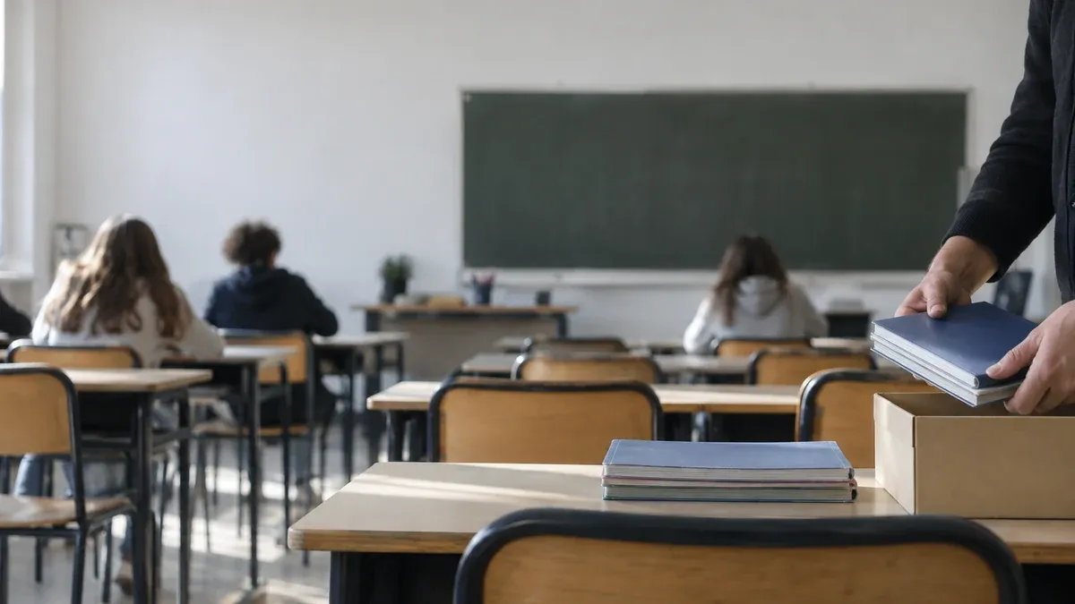 Photographie d'illustration générée par IA, sans texte, en lien avec : ÉTUDE - Baisse démographique : comment saisir cette opportunité historique pour l’éducation