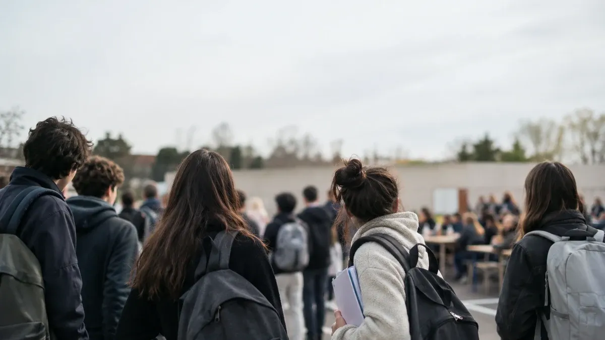 Photographie d'illustration générée par IA, sans texte, en lien avec : Inégalités scolaires en Île-de-France