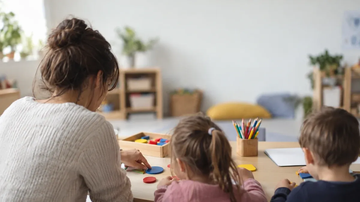 Photographie d'illustration générée par IA, sans texte, en lien avec : La France s’engage du 5 septembre - Prévenir l’échec scolaire dès la maternelle