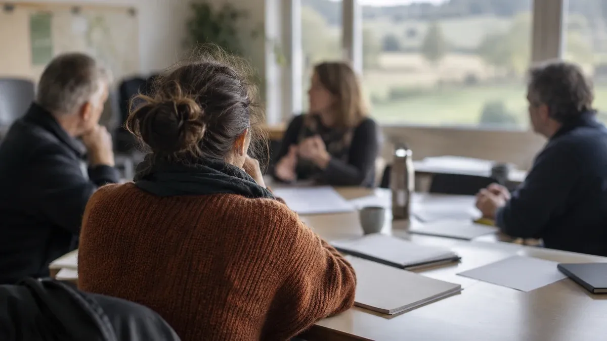 Photographie d'illustration générée par IA, sans texte, en lien avec : Les maires ruraux refusent que l'école rurale serve de variable budgétaire