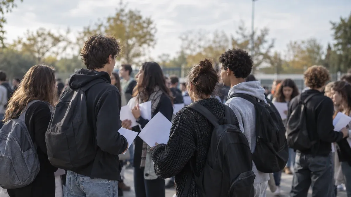 Photographie d'illustration générée par IA, sans texte, en lien avec : Les Cahiers pédagogiques consacrent leur revue de presse aux lycéens