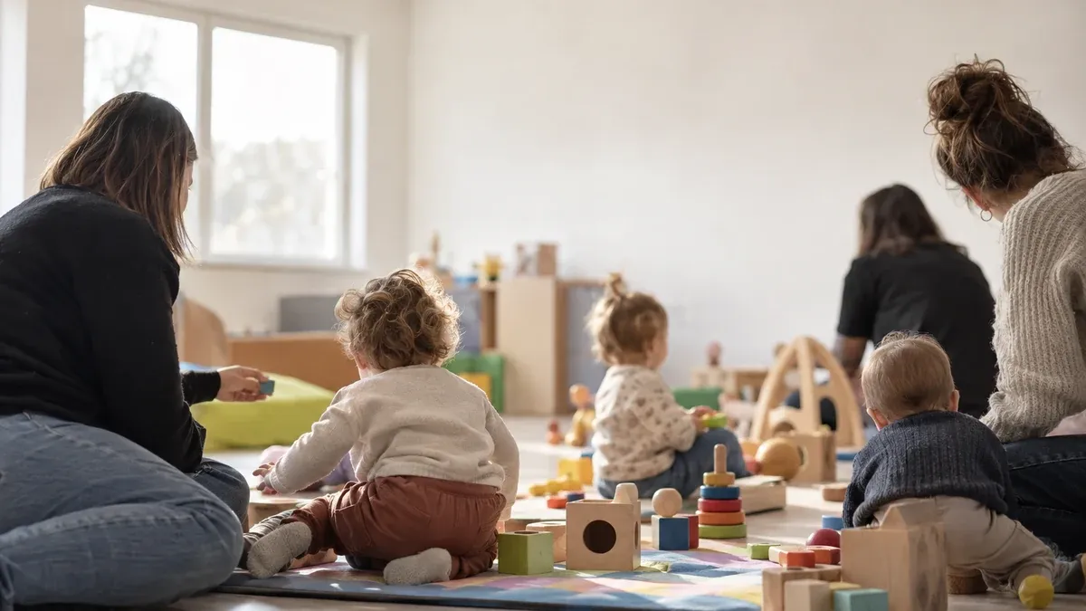 Photographie d'illustration générée par IA, sans texte, en lien avec : RPE La Durance : un relais qui se construit avec les professionnel·les et son territoire