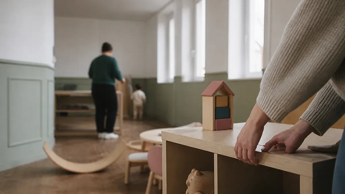 Photographie d'illustration générée par IA, sans texte, en lien avec : À Saint-Maurice-sous-les-Côtes, l’ancienne école devient MAM et logements