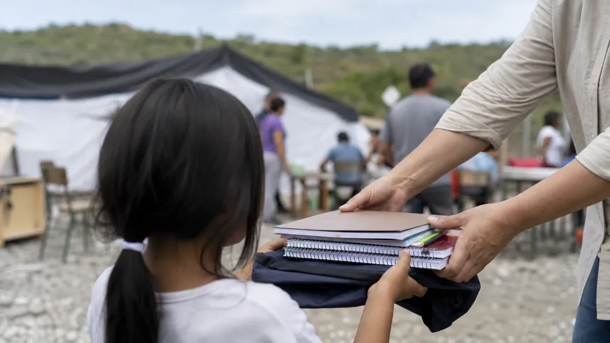 Photographie d'illustration générée par IA, sans texte, en lien avec : Le séisme en Colombie perturbe la scolarité de 409 186 élèves