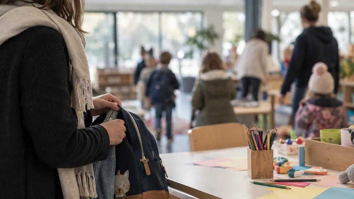 Photographie d'illustration générée par IA, sans texte, en lien avec : Témoignages de parents sur l’accueil de loisirs de Margny-lès-Compiègne
