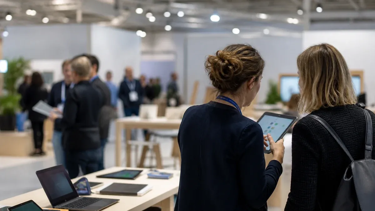 Photographie d'illustration générée par IA, sans texte, en lien avec : Educatech Expo 2026