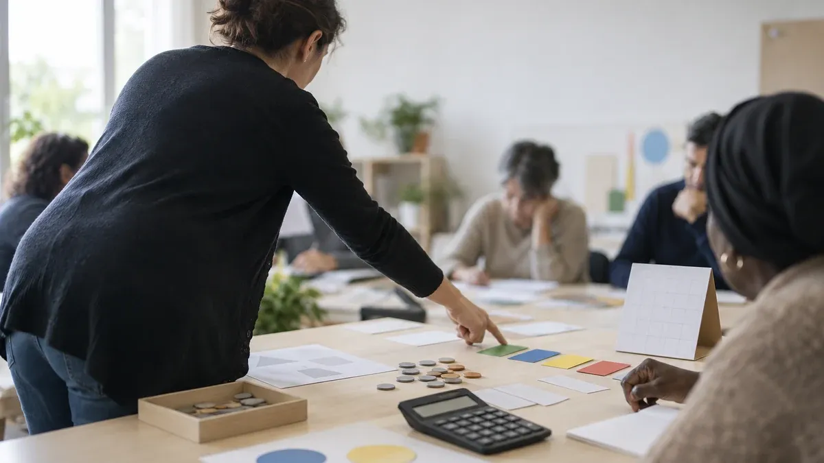 Photographie d'illustration générée par IA, sans texte, en lien avec : La numératie mise en avant comme levier d’autonomie au quotidien
