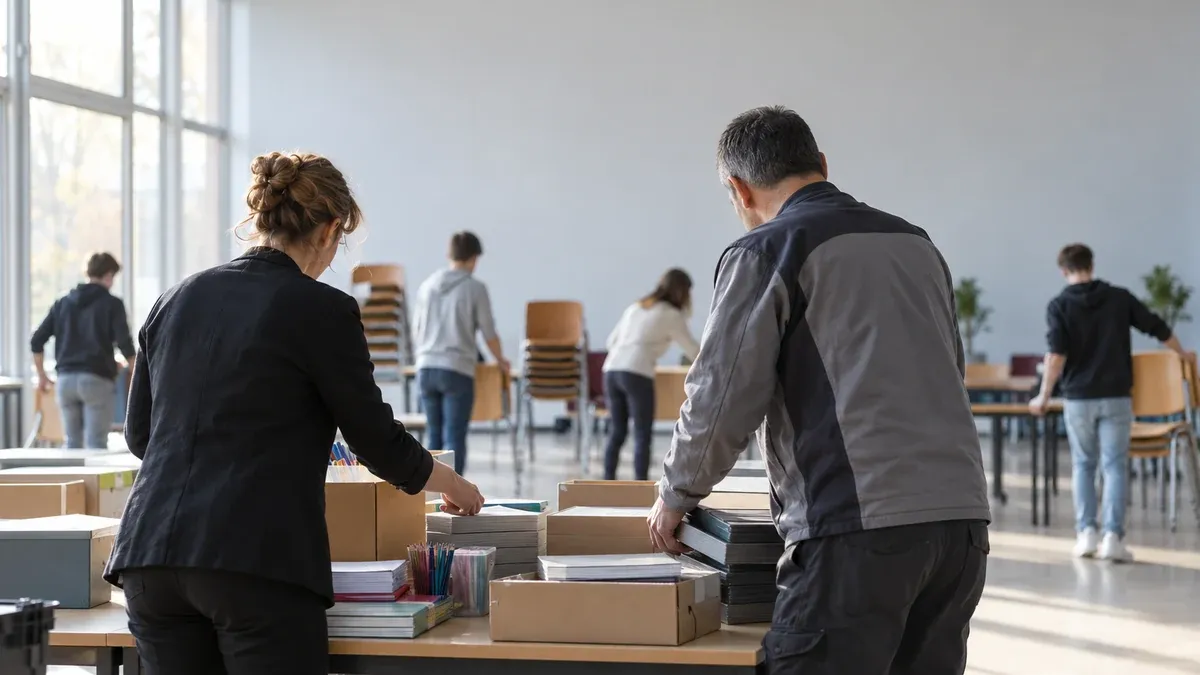 Photographie d'illustration générée par IA, sans texte, en lien avec : Lycées des Hauts-de-France : aucune dotation en baisse en 2027