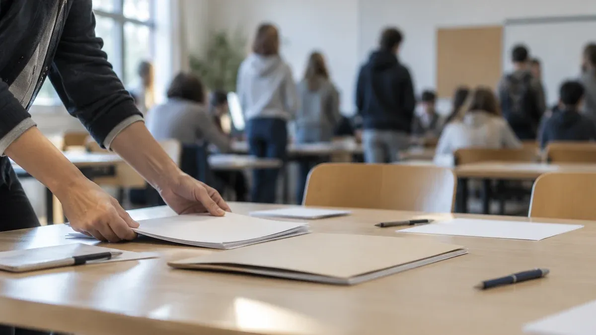 Photographie d'illustration générée par IA, sans texte, en lien avec : Mobilisation du 8 octobre : moins de 1 % de participation, selon le ministère