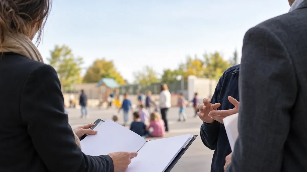 Photographie d'illustration générée par IA, sans texte, en lien avec : Violences périscolaires : ce que le Sénat prévoit pour les maires