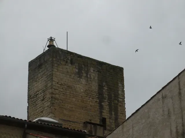 Ancienne tour des Cordeliers, actuellement englobée dans les bâtiments du lycée
