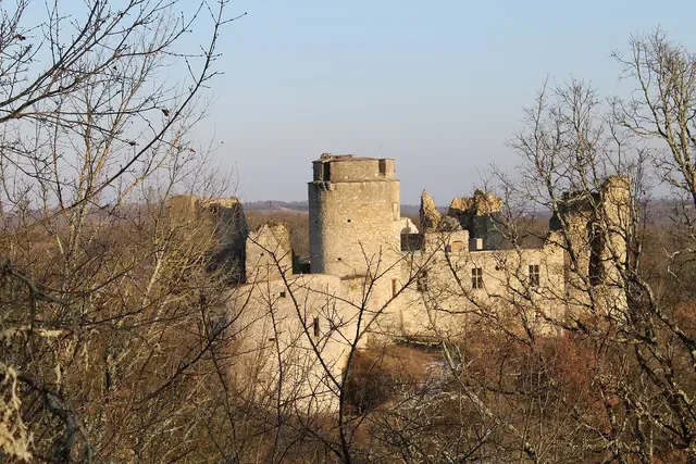 Restes du château de Roussillon