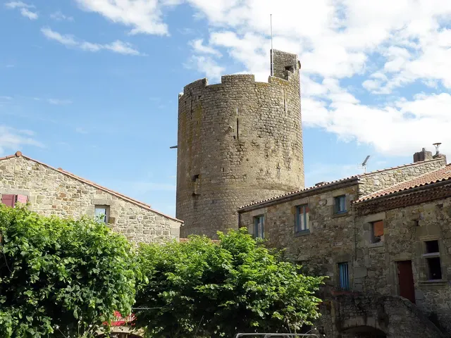 Ruines de la tour du château fort