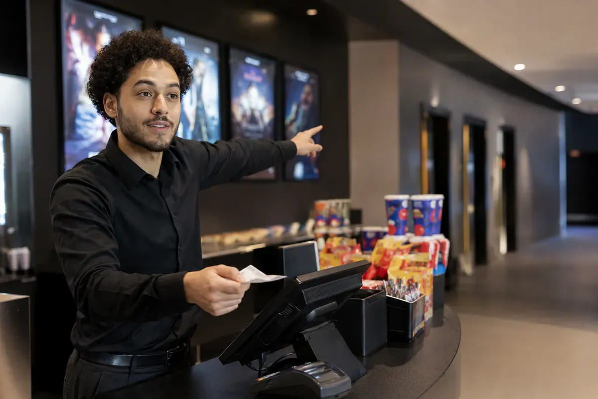 Agent d'accueil en cinéma