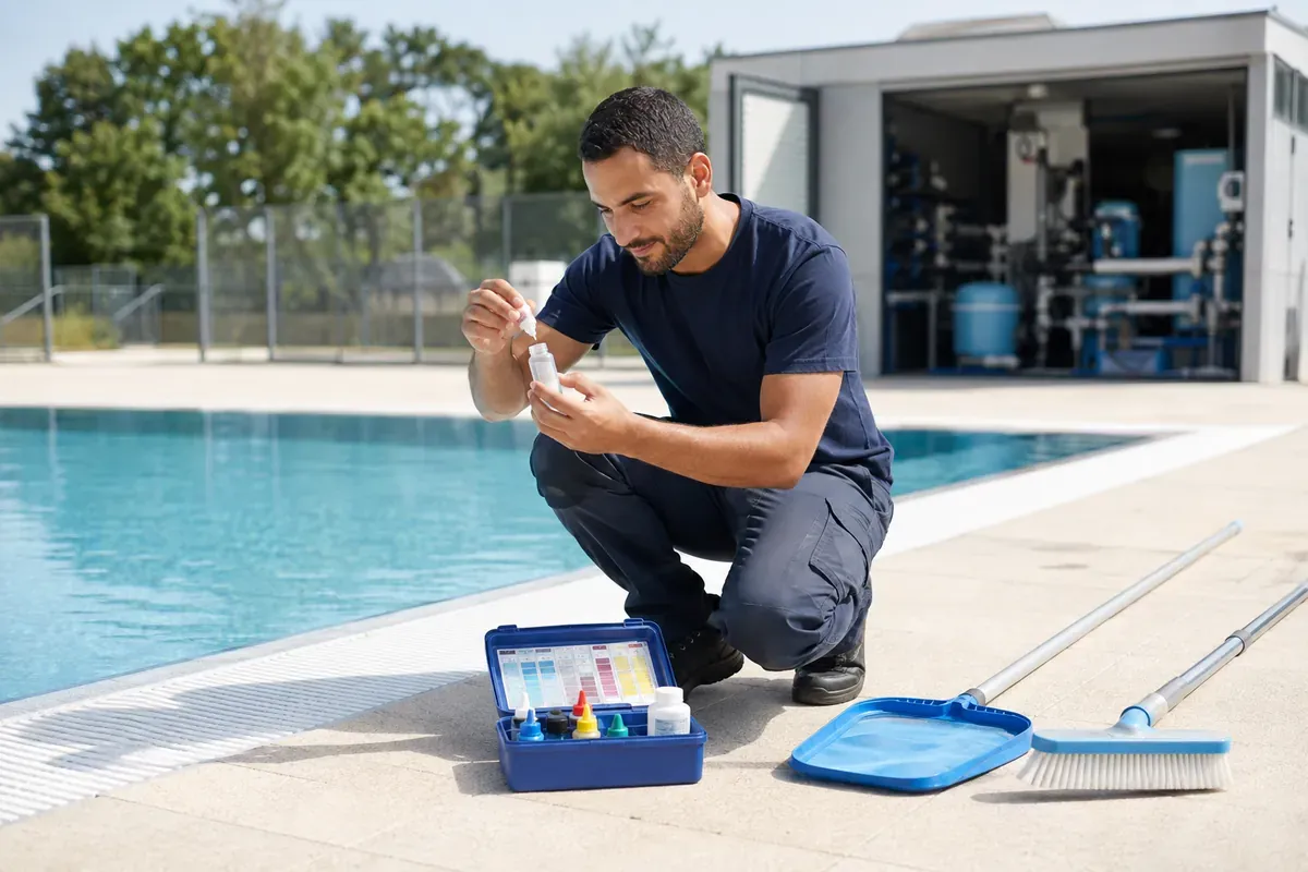 Agent d'entretien des piscines