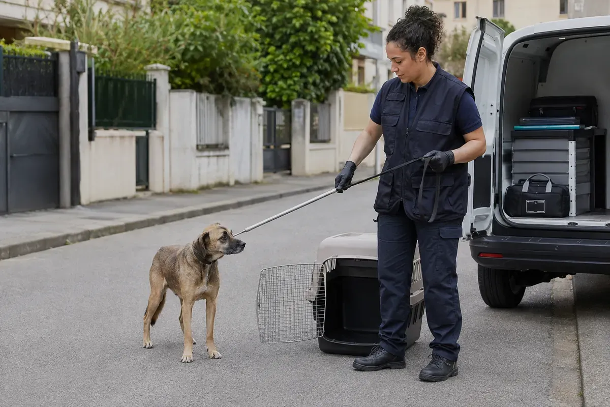 Agent de mise en fourrière animale