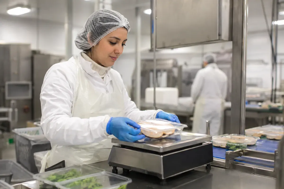 Agent de production en industrie alimentaire