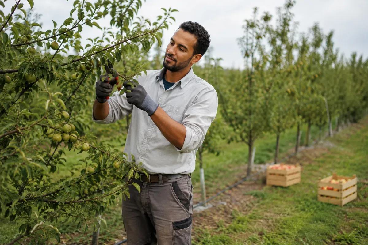 Aide agricole en production fruitière