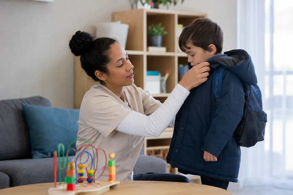 Auxiliaire de vie sociale auprès d'enfants