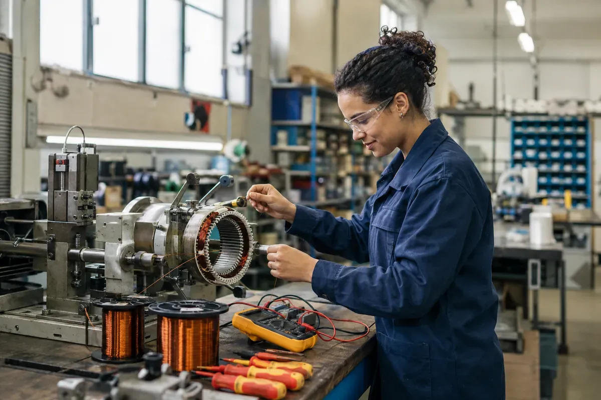 Chef d'atelier de bobinage électrique