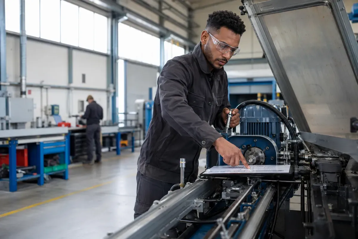 Chef d'atelier de maintenance industrielle