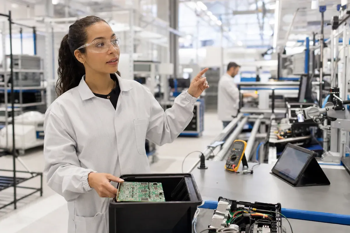 Chef d'atelier production électricité-électronique