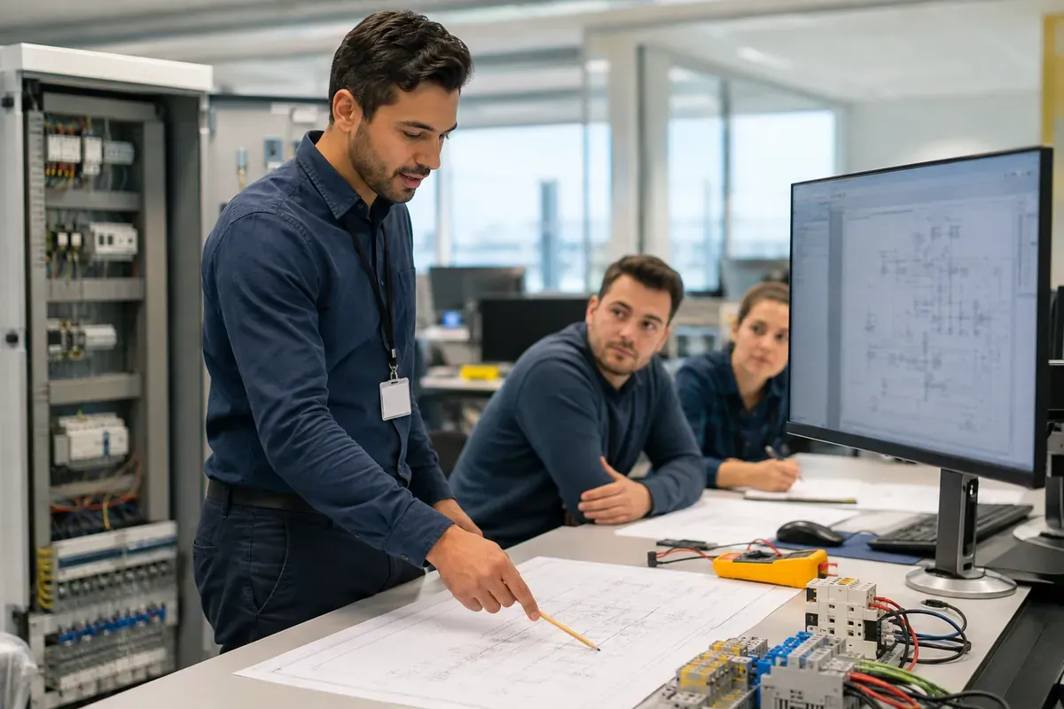 Chef de groupe projeteur en électricité-électronique