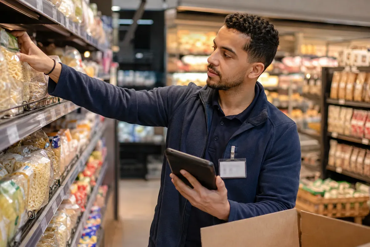 Chef de rayon produits alimentaires