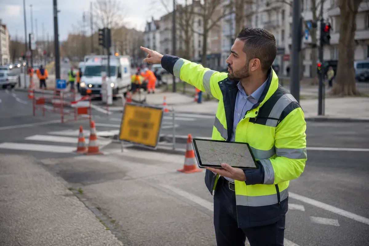 Chef de service sécurité trafic routier
