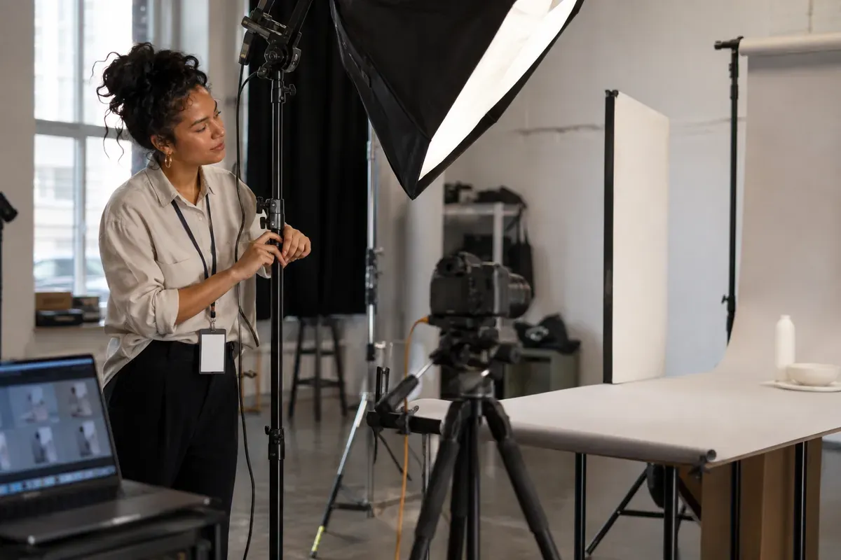 Chef de studio de photographie