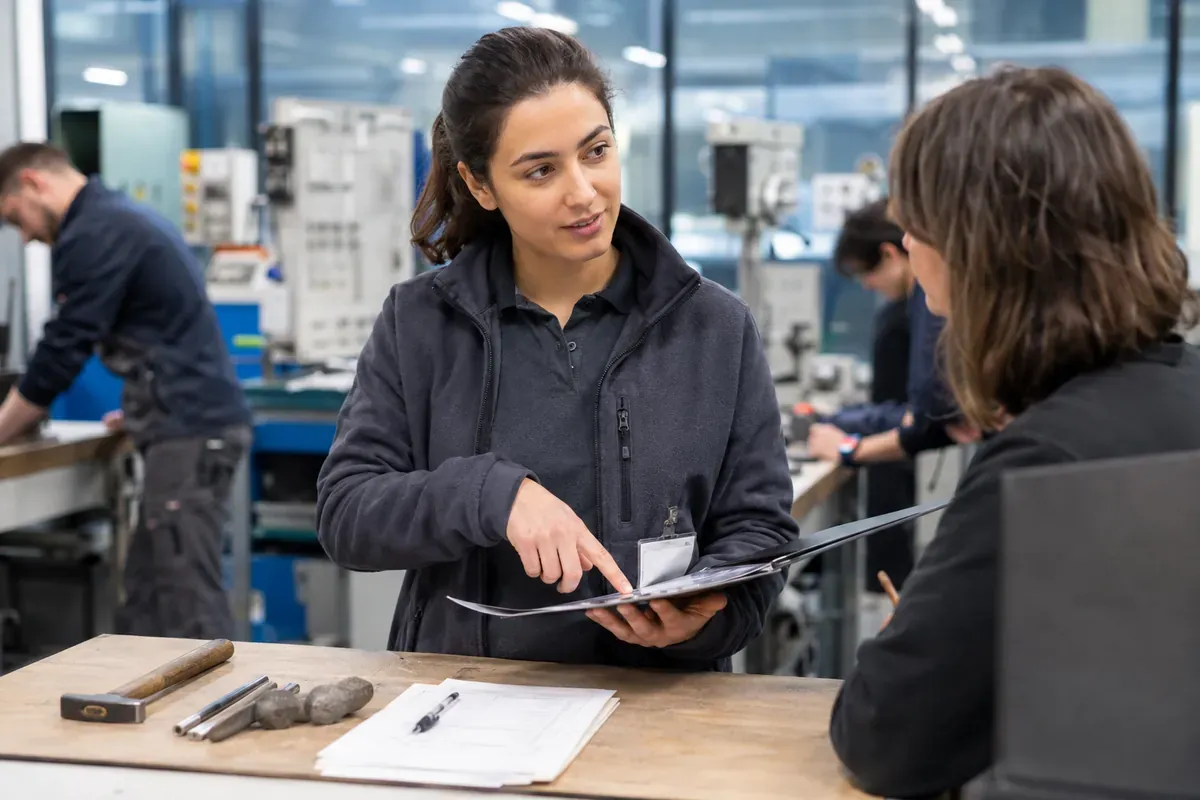 Chef de travaux dans l'enseignement technique