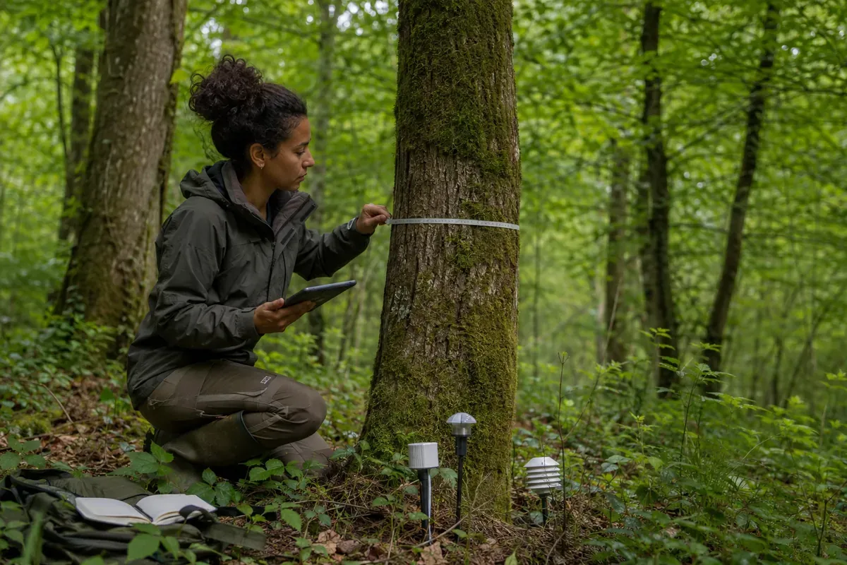 Chercheur du monde forestier