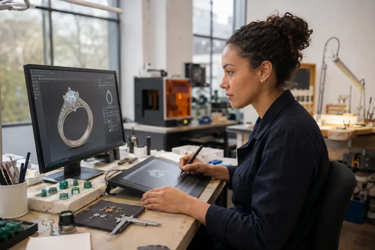 Concepteur numérique en bijouterie joaillerie