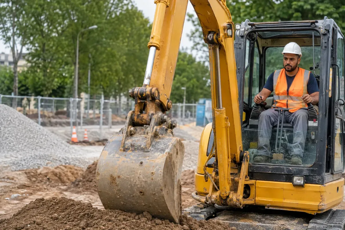 Conducteur d'engins de chantier