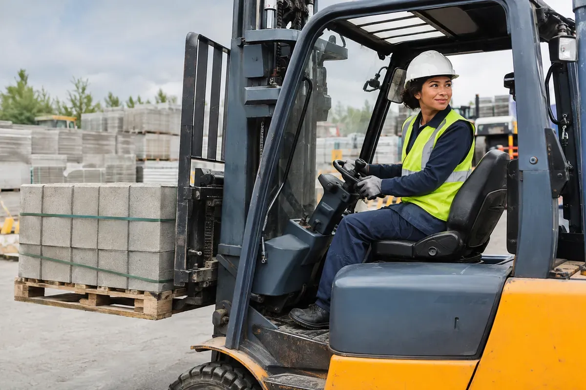 Conducteur d'engins lourds de manutention
