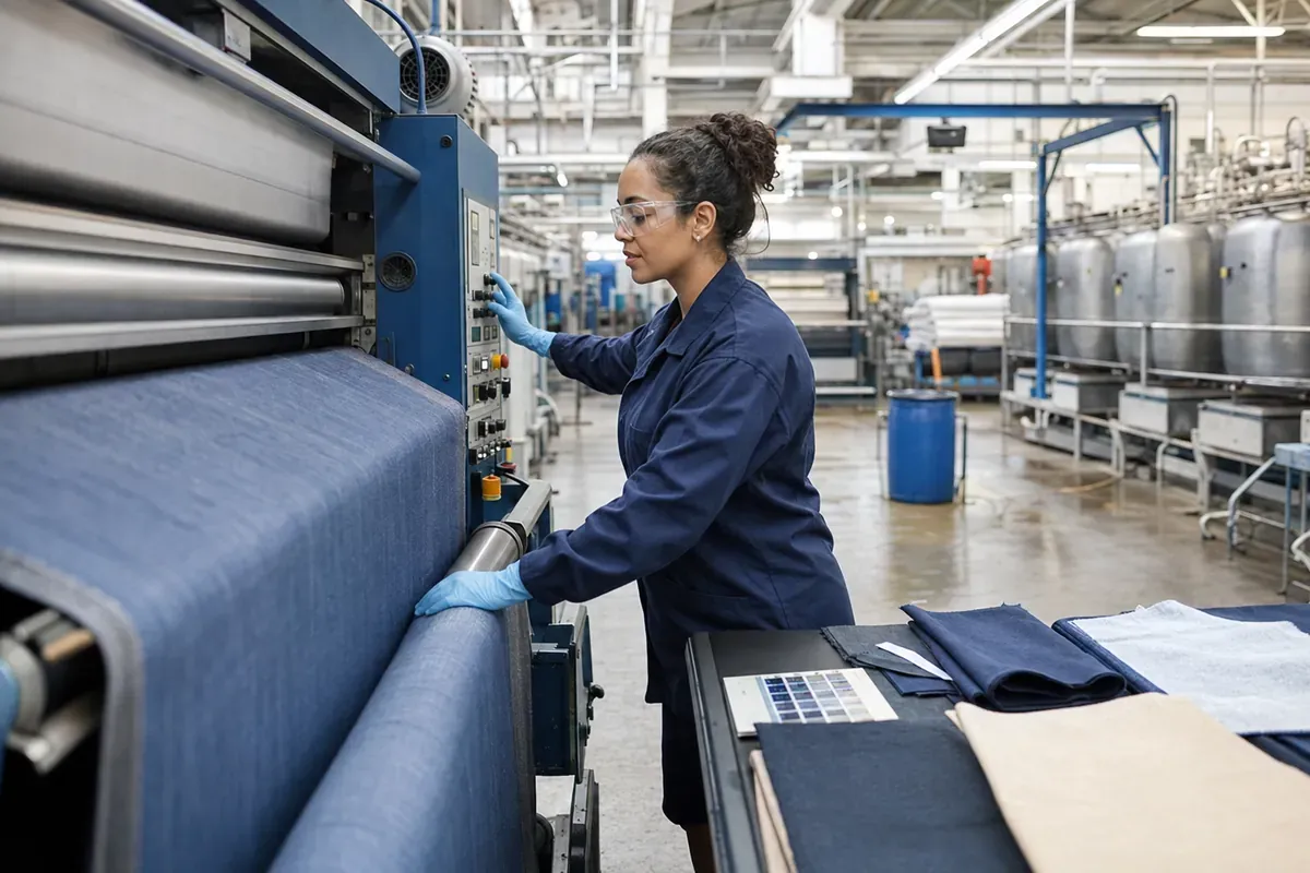 Conducteur de machines de traitement textile