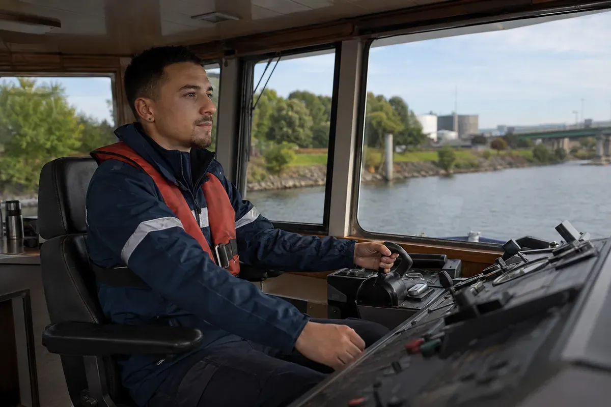 Conducteur de navigation fluviale