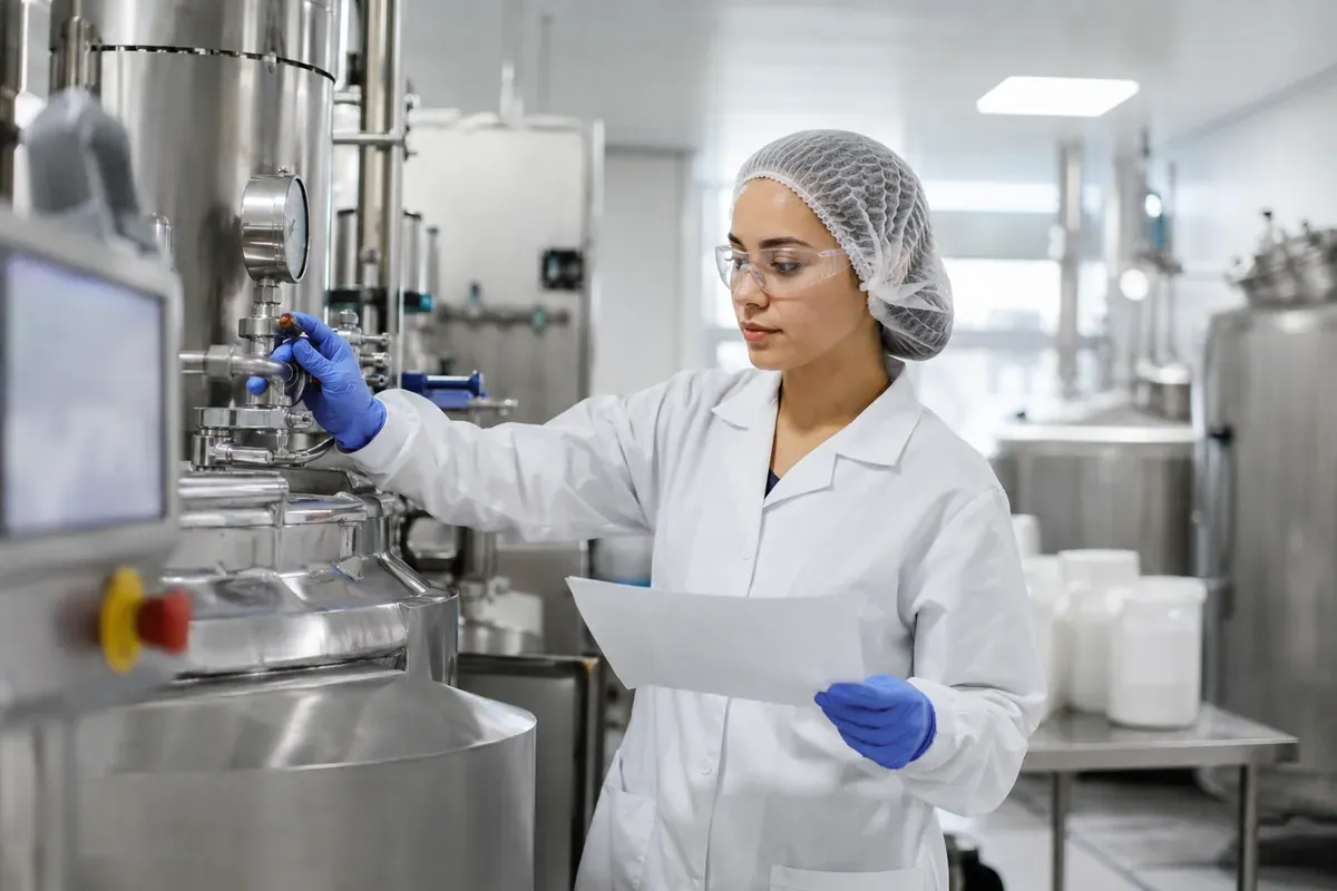 Conducteur de procédé de fabrication en industrie pharmaceutique