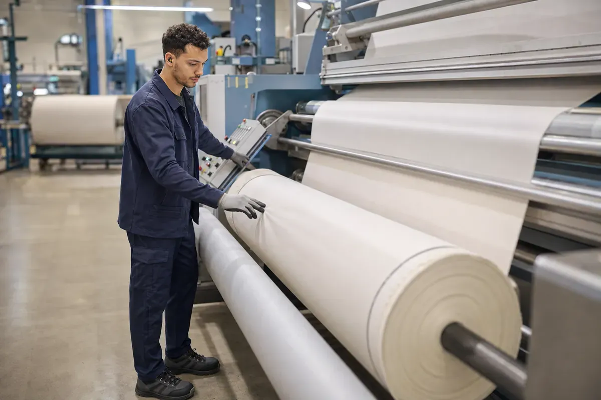 Conducteur de rame textile