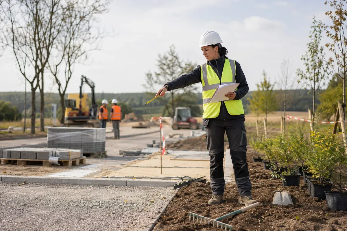 Conducteur de travaux paysagers