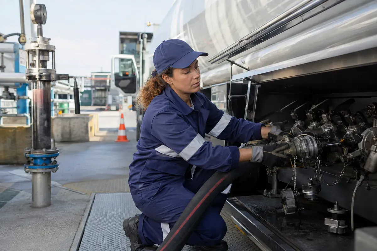 Conducteur livreur avitailleur en carburant