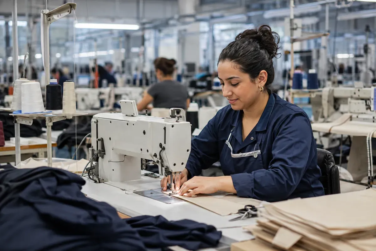 Couturier industriel de l'habillement