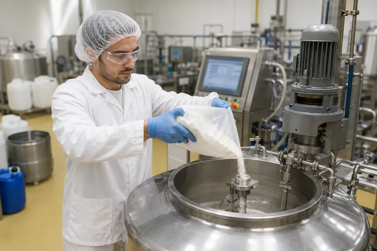 Cuisinier en industrie chimique