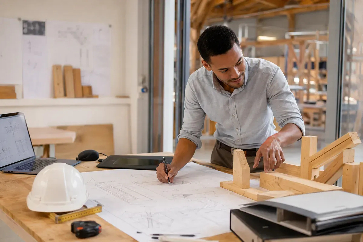 Dessinateur de structures en bois